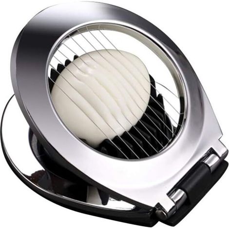 Eierschneider Aus Edelstahl Mit Robustem 2-in-1-metallmesser