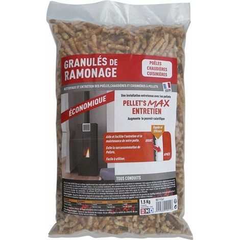 Schornsteinreinigungsgranulat, 1,5-kg-packung