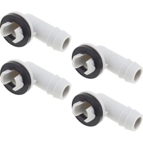 Stück 15-mm-wasserauslassdüsen Für Klimaanlagen, Ablaufschlauchverbinder, Winkelstück Mit O-ring, Kompatibel Mit Midea