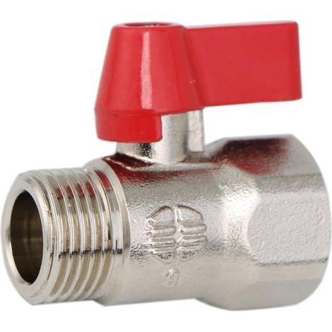 Absperrventil Für Duschkopf Aus Messing, Regelventil, Duschventil, Kugelhahn Mit 1/2 Zoll Npt-gewinde (dn15)