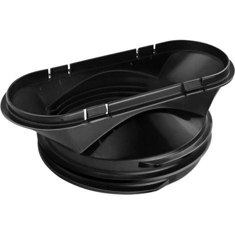 Abluftschlauch Für Mobile Klimageräte, Trockner, Dunstabzugshauben, Schwarzer Ring
