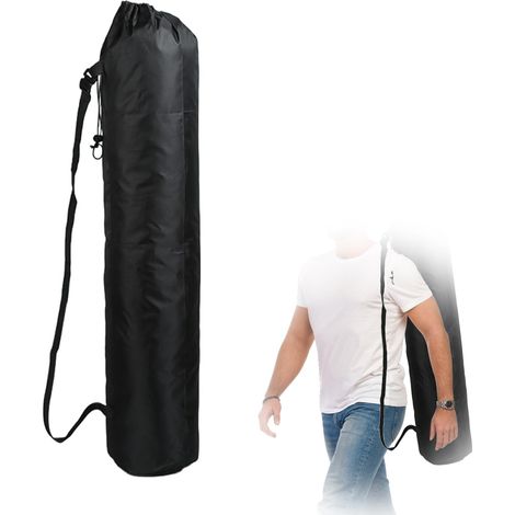 145 Cm Sonnenschirmhülle Mit Stabilem Griff, Strapazierfähigem Und Schützendem Oxford-gewebe, Ideal Für Strandschirme, Reiseaccessoires, Sport Und Fitness (schwarz)