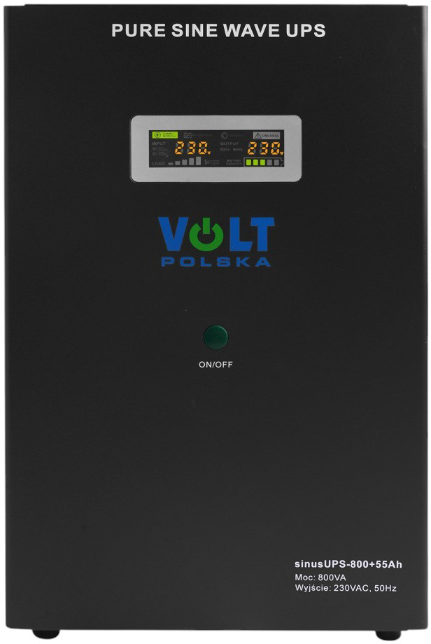 Ups Volt Polska Sinus Ups 800 + 55ah (500/800) (3sr800wa55)
