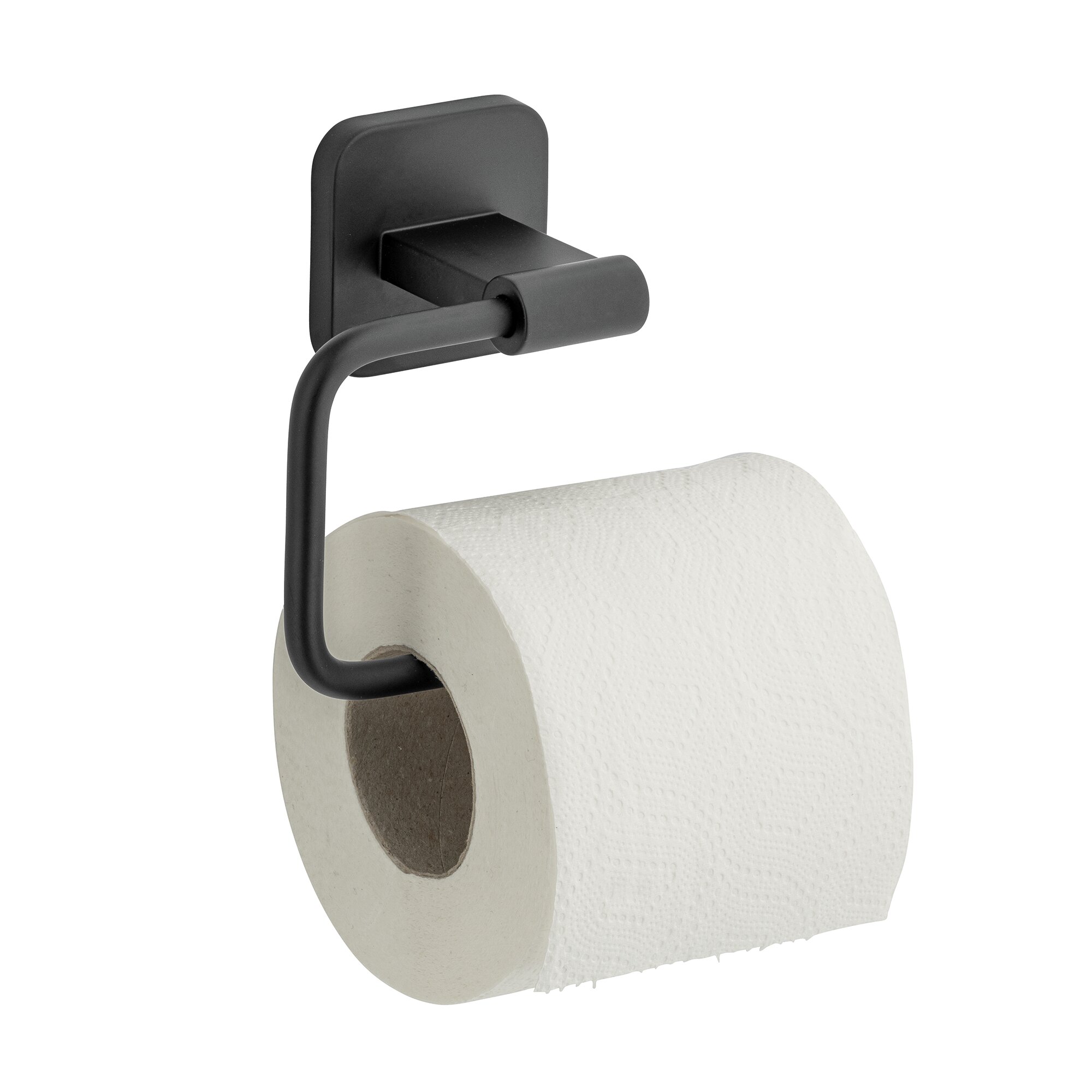 Wenko Toilettenpapierhalter Porto Turbo Loc Ohne Bohren Edelstahl Schwarz