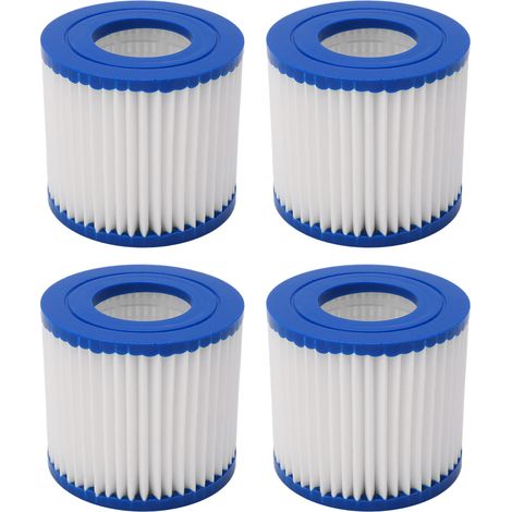 4 Cartouches De Filtre Pour Piscine – Adsorption Forte, Filtration Puissante, Nettoyage Facile – Spa