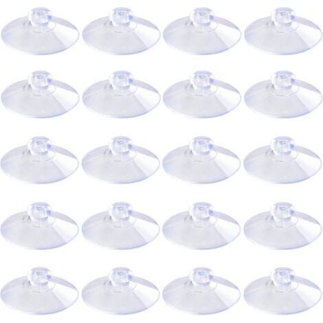 100 Stück 20 Mm Mini-saugnapf, Transparent, Ohne Haken Und Löcher, Aus Pvc-kunststoff, Für Party-, Wand-, Glas-, Heim- Und Autodekorationen.