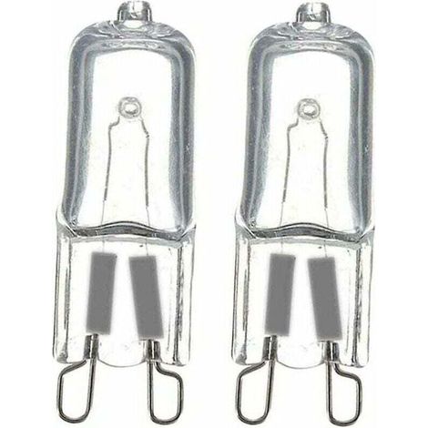 G9-glühbirne, Dimmbare G9-halogenlampe, Warmweißes Licht, 40 W, 1000 Lumen, (2er-pack)