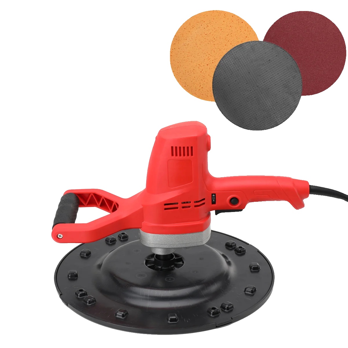 Tragbarer Wandpolierer, 850 W Leistung, 220 V Spannung, Leerlaufdrehzahl 80–200 U/min, Klingendurchmesser Ø 380 Mm, Verpackungsgewicht 5900 G