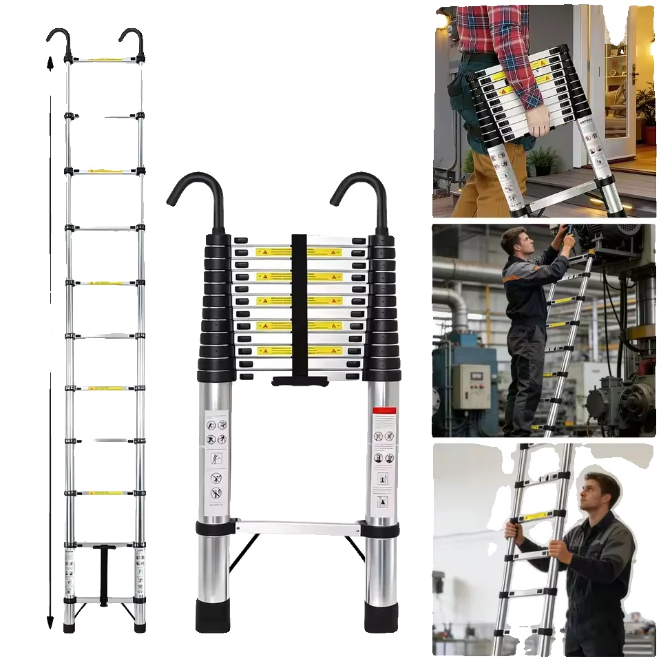 Teleskopleiter, Leicht, Rutschfest, 5,1 M