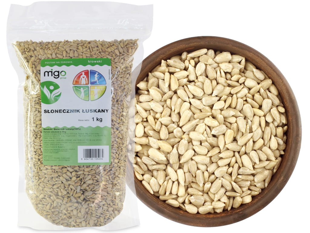 Geschälte Sonnenblumenkerne (1 Kg) - Migogroup