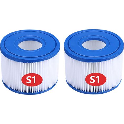 2 Pièces De Filtre De Piscine Gonflable Intex S1 Type Adapté Pour 29001epurespa Filtre Pompe Filtre Spa Piscine