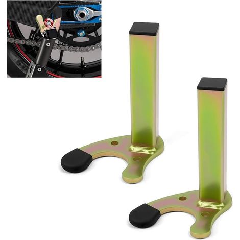 Paar Motorradständeradapter, U-förmiger Werkstattständer, Motorradständer, Motorradheber-schwingarmadapter