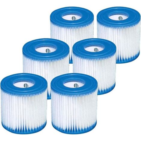 Lot De Rechange Pour Intex Piscine Cartouche De Filtre Type H 29007e,pour Filtre Pompes 28601, 286029 (6 Filtres…