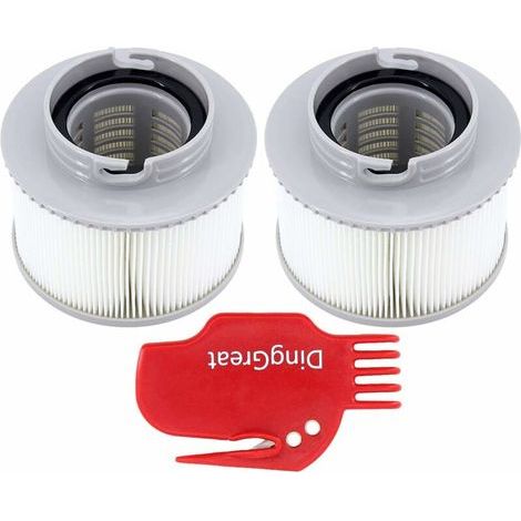 Cartouches Filtrantes De Rechange Dinggreat (lot De 2) Pour Piscines Et Spas Whirlpool, Compatibles Avec Le Filtre À Cartouche Mspa Fd2089.