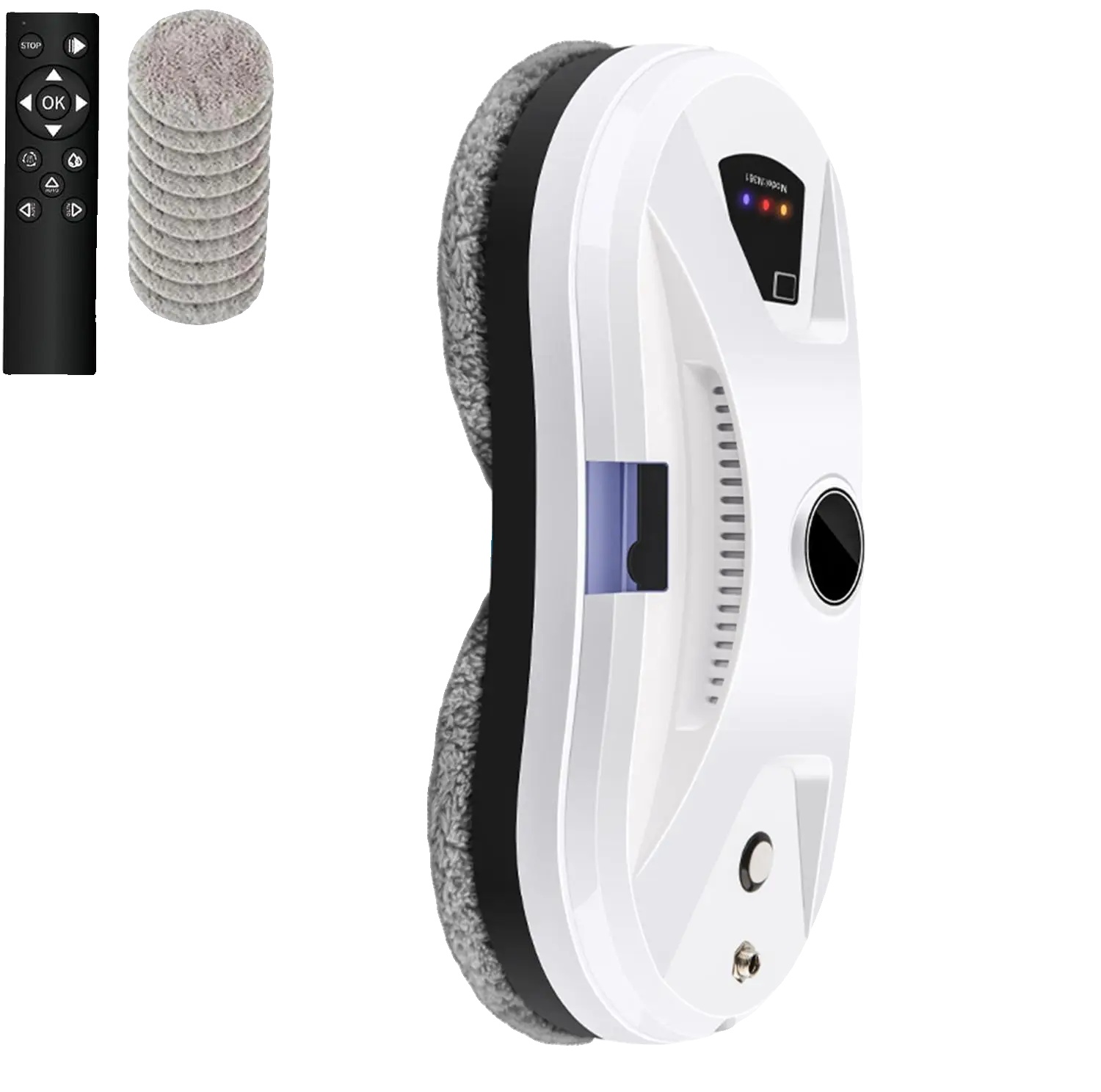 Fensterputzroboter, Starke Saugkraft, Doppelte Reinigungsfunktion, 5600 Pa