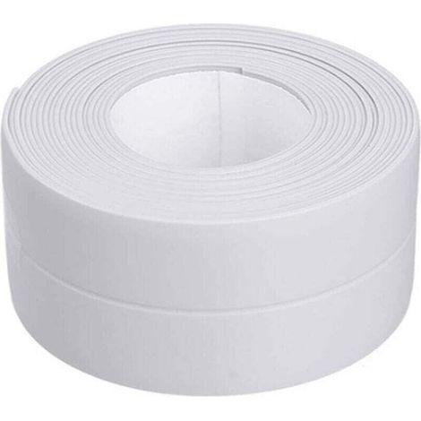 3,2 M X 3,8 Cm Weißes, Wasserdichtes Pvc-klebeband, Selbstklebender Dichtungsstreifen Für Küche, Spülbeckenabfluss, Badezimmer