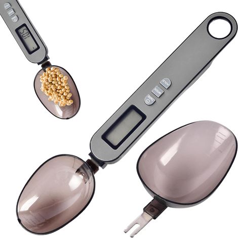 Cuillère À Mesurer Réglable, Cuillère À Mesurer De Haute Précision, Cuillère À Piles Pour Pile De Monnaie, Cuillère Pour Farine De Lait En Poudre, Cuillère À Mesurer Avec Têtes Interchangeables 15,9 X