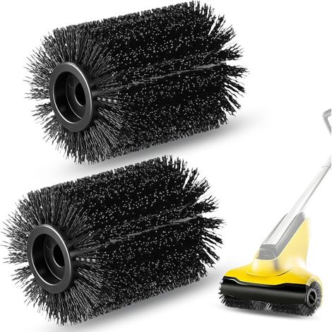 Rouleaux De Brosse Pour Pierres – Compatibles Avec Le Nettoyeur De Terrasse Pcl 4, Lot De 2 Pour Surfaces En Pierre Lisses Extérieures, Parfait Pour Nettoyer Terrasses Et Balcons
