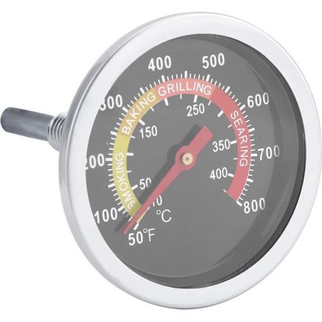 Jauge De Température De Thermomètre De Bbq D'Acier Inoxydable De 50800 ℉ Pour Le Thermomètre De Cuisson De Barbecue Pour Le Termometro De Four Asador B Assurez-vous Que Ceci