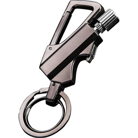 Briquet Éternel 3 En 1, Allume-feu En Métal Avec Ouvre-bouteille, Mini Briquet Multifonction Pour Sac À Dos Et Clés, Idéal Pour Camping, Randonnée Et Urgence - Cadeau Homme Pratique
