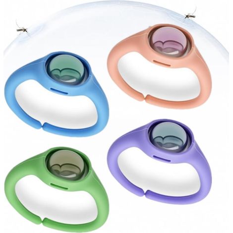 4 Naturel Bracelet Préventionmoustique Enfant Jusqu’à 1080h De Protection Anti-moustique Répulsifs À Moustiques Sans Deet Huiles Essentielles Montre Étanche Activités Extérieures Camping Waterproof