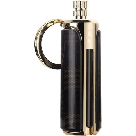 Briquet Porte Clef À Allumette Permanente, Allumette En Métal Étanche Flint Match, Meilleures Idées De Cadeaux, Briquets Cool Et Équipement D'Urgence Pour Barbecue Camping