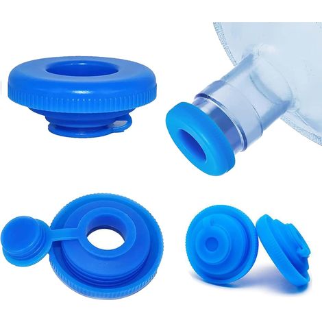 Bouteille D'Eau De 5 Gallons 2 Pièces,bouchons De Remplacement En Silicone D'Étanchéité Réutilisable Pour Bouteille De 55 Mm