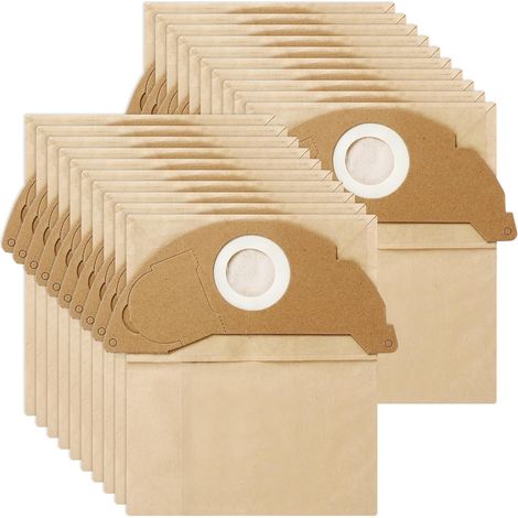 20 Pièces Sac Aspirateur Pour Wd2 Mv2 Wd 2.200 Wd2250 A2004 A2054 A2099, 6.904-322.0 Robot Aspirateur，sac Aspirateur Karcher，humides Et Secs，accessoires Premium