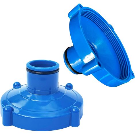2pcs Adaptateur Pour Tuyau D'Aspiration De Piscine (80 Mm À 32 Mm) Pour Tuyau D'Aspiration