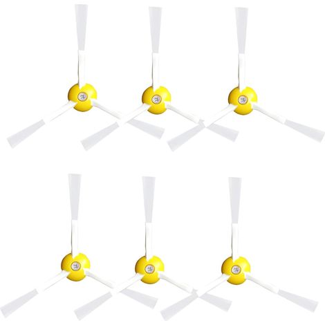 Remplacer Brosses Latérales Compatible Avec Irobot Roomba 900,800,700 And 600 Série 960 980 985 860 870 877 880 890 891 895 805 761 770 780 790 614 650 665 671 675 690 694 Aspirateur 6 Pièces