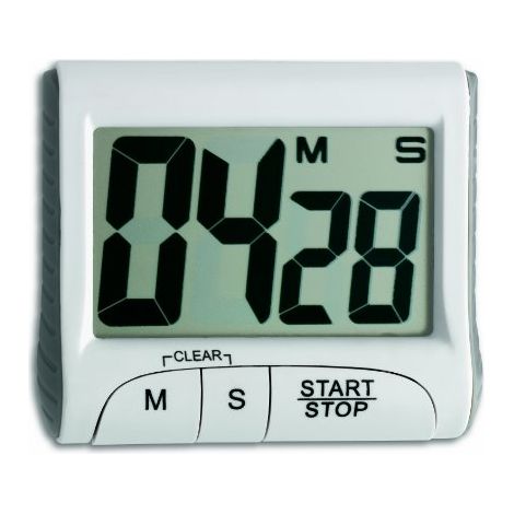 3 Pièces Minuteur De Cuisine Magnétique Vert, Chronometre Avec Grand Écran Lcd, Chronomètre Et Alarme Digital, Timer Enfant, Compte À Rebours Pour Kitchen Cuisson Douche Sport