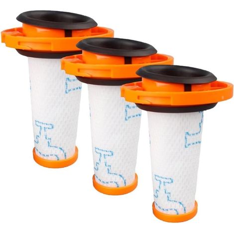 Ensemble De Filtres De Rechange Pour Aspirateur Rowenta X-force Flex 9.60, Pièces Détachées Lavables Adaptées Aux Modèles Rh2038wo, Rh2037wo, Rh2039wo Pour Allergies (lot De 3)