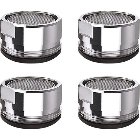 4 Pcs Mousseur Robinet M24 Filtre De Robinet En Acier Inoxydable Aérateur De Robinet Filtre De Robinet De Salle De Bain De Cuisine