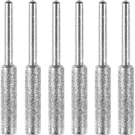 Lime À Pierre De Meulage De 4,8 Mm - Lime À Pierre De Meulage Plaquée Titane Pour Tronçonneuse Diamantée - Lime Pour Aiguiser Précis, Rapide Et Facile De La Lame De Scie À Chaîne