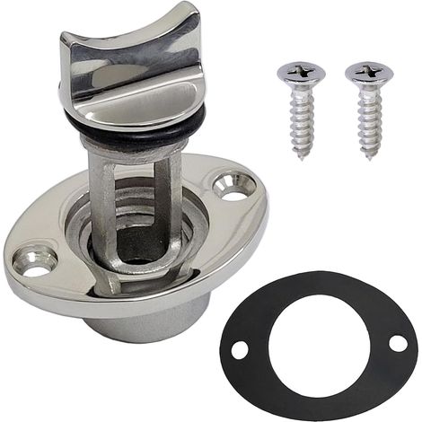 Bouchon De Vidange De Cale En Acier Inoxydable 316 Pour Trou De 25 Mm, Ovale, Garboard, Marine