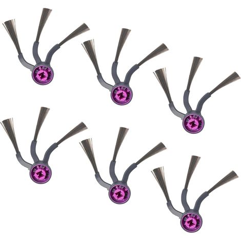 Brosses Latérales Accessoires Pour Eureka J15 Evo Ultra / E20 Evo Plus/j15 Evo Ultra Gen2 Aspirateur Pièce De Rechange,brosse À Bords En Nylon,6 Pièces (non Compatible Avec J15 Max Ultra)
