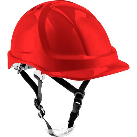 Casque De Protection, Casque De Chantier En Abs, En 397, Système De Crémaillère, Ventilation, Mentonnière, Casque De Travail Pour Chantier Et Industrie, Casque De Sécurité Réglable