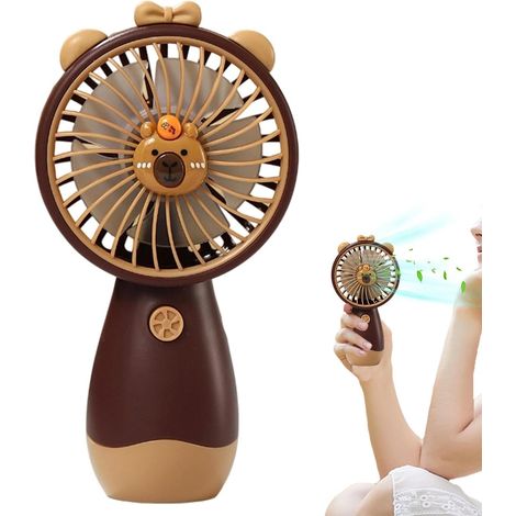 Refroidisseur Portable, Générateur De Brise Personnel, Mini Unité De Circulation D'Air, Gadget À Thème Capbara, Alimentation De Charge Usb Pour Les Voyages D'Été, Campes