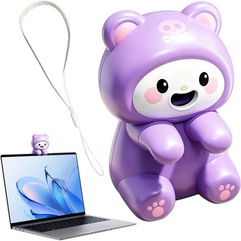 Petit Ventilateur Pour Refroidir Les Aliments Silencieux En Forme D'Animal Rechargeable Par Usb Petit Ventilateur Refroidisseur De Soupe Pour Café, Ragoût, Thé, Pâtisseries, Bureau, Maison