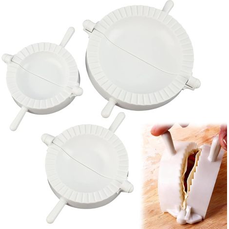 Lot De 3 Moules À Raviolis En Pp Alimentaire – Pour Raviolis, Empanadas, Mini-chaussons Et Desserts, Pratiques Et Faciles