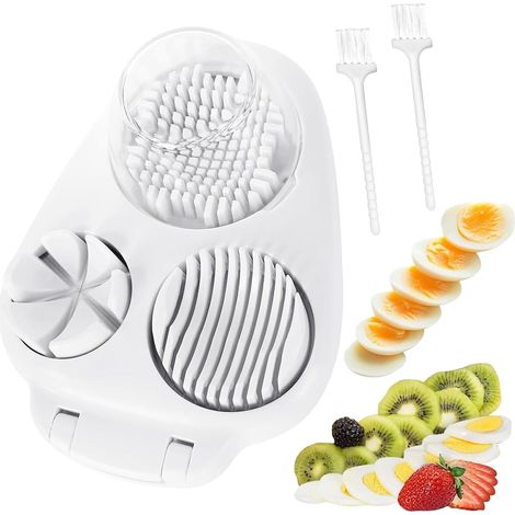 Coupes-œufs, Coupe Oeuf À La Coque, Coupe-œuf 3 En 1, Egg Cutter Slicer Universel, Coupe-œufs Professionnel,