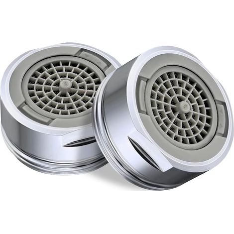 2 Pièces Mousseur Robinet M24 En Laiton, Angle De Sortie D'Eau Réglable Aérateur, Filtre De Nettoyage Amovible, Economiseur D'Eau Pour Robinet, 2modes D'Eau Pétillante, Pour Salle De Bain Et Cuisine