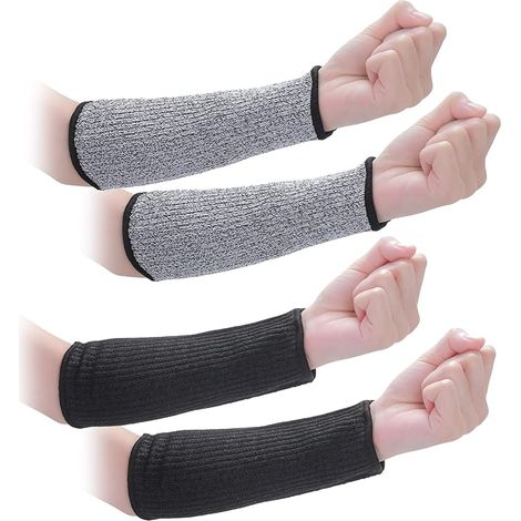 Protections D'Avant-bras Anti-coupures Niveau 5de Protection Manchon Résistant Aux Coupures Bandage D'Avant-bras Tricoté Adapté Aux Hommes Femmes Jardinage Cuisine Soudage Travail De Sculpture