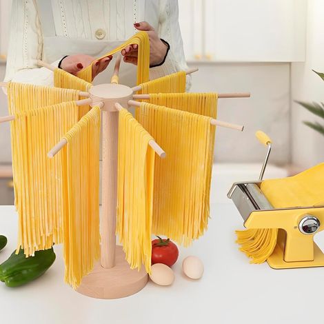 Séchoir À Pâtes En Bois 40 Cm De Haut Pliable Facile À Monter Portable Démontable Facile À Nettoyer Séchoir À Pâtes Support