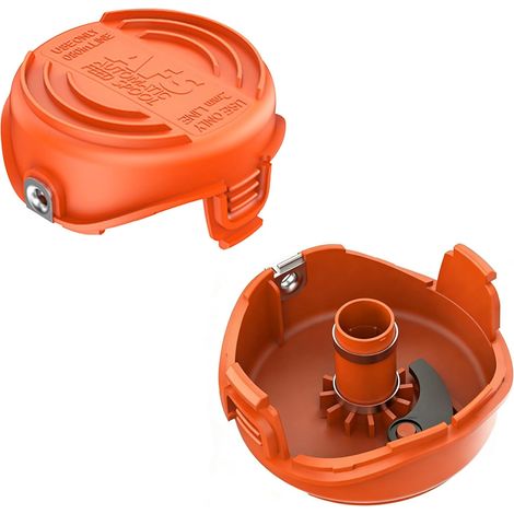 Lot De 2 Couvercles De Bobine De Débroussailleuse, Compatibles Avec Black Decker 90583594, Pour Black+decker Gl8033, Gl9035, Gl7033