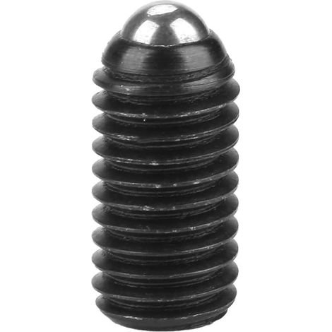 10pcs M8 Fileté Vis À Billes Noir Ressort Poussoirs En Acier Au Carbone Ensemble Hexagonale Douille Ressort Plongeur(m816)