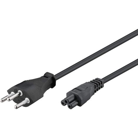 93960 Cordon D'Alimentation Suisse, 1.8 M Longueur, Noir