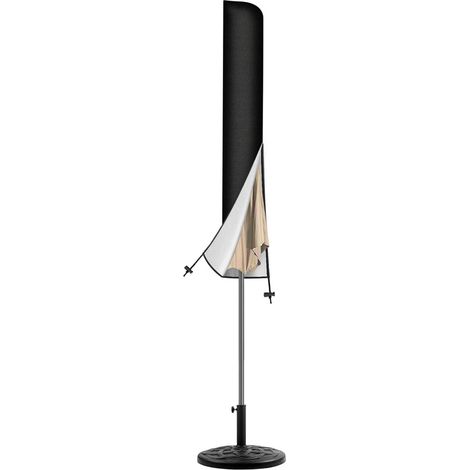 Housse De Parasol, Housse De Protection En Tissu Oxford, Coupe-vent, Anti-uv, Résistante Aux Déchirures Avec Fermeture Éclair (140 X 25,5/27 Cm)