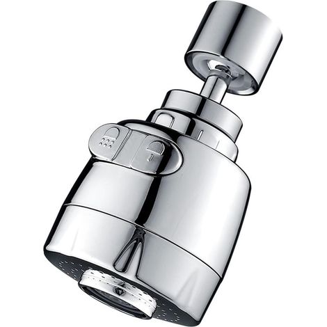 Rallonge De Robinet De Cuisine Avec 2 Modes, Douche Pour Évier De Cuisine, Brise-jet, Robinet De Cuisine, 360°, Aérateur Robinet De Cuisine Avec Économie D'Eau Et Filtre (9 Cm, 2 Modes)