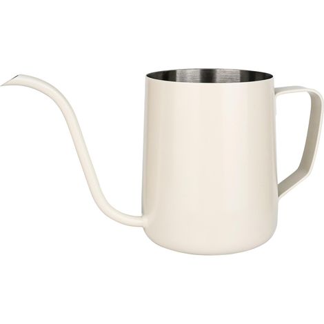 Arrosoir Blanc De 350 Ml - Pour Petites Plantes D'Intérieur - Mini Arrosoir En Acier Inoxydable - Long Bec - Arrosoir De Jardin Pour Plantes D'Intérieur Et Plantes Grasses
